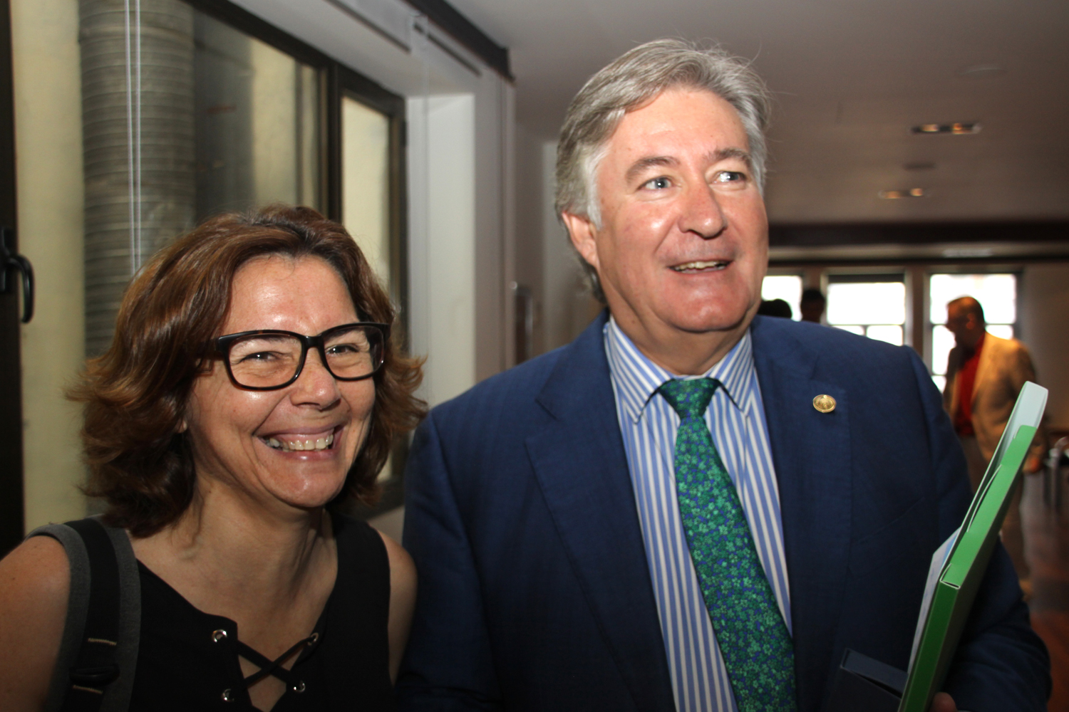 María Luisa Fernández Miguel y Luis Alberto García Alía.