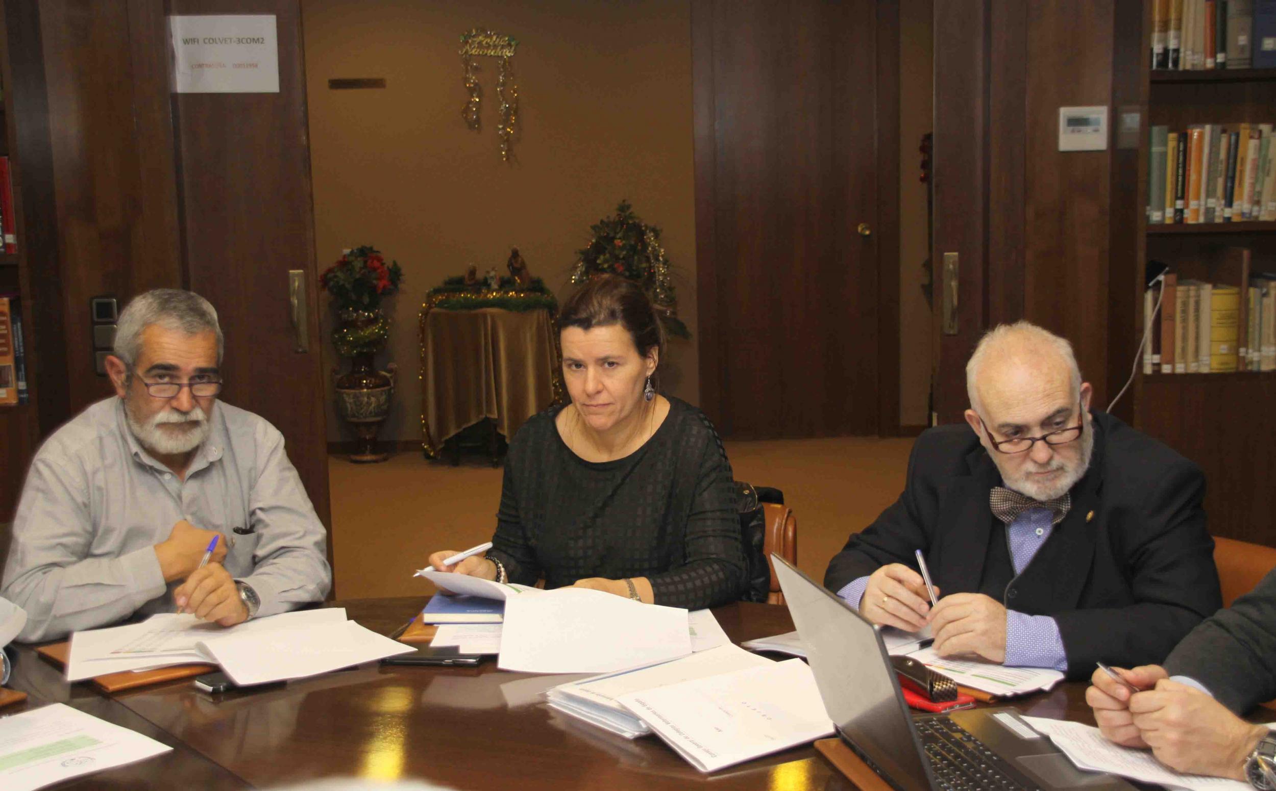 Federico Vilaplana, Ana María López Pombo y Fulgencio Fernández.