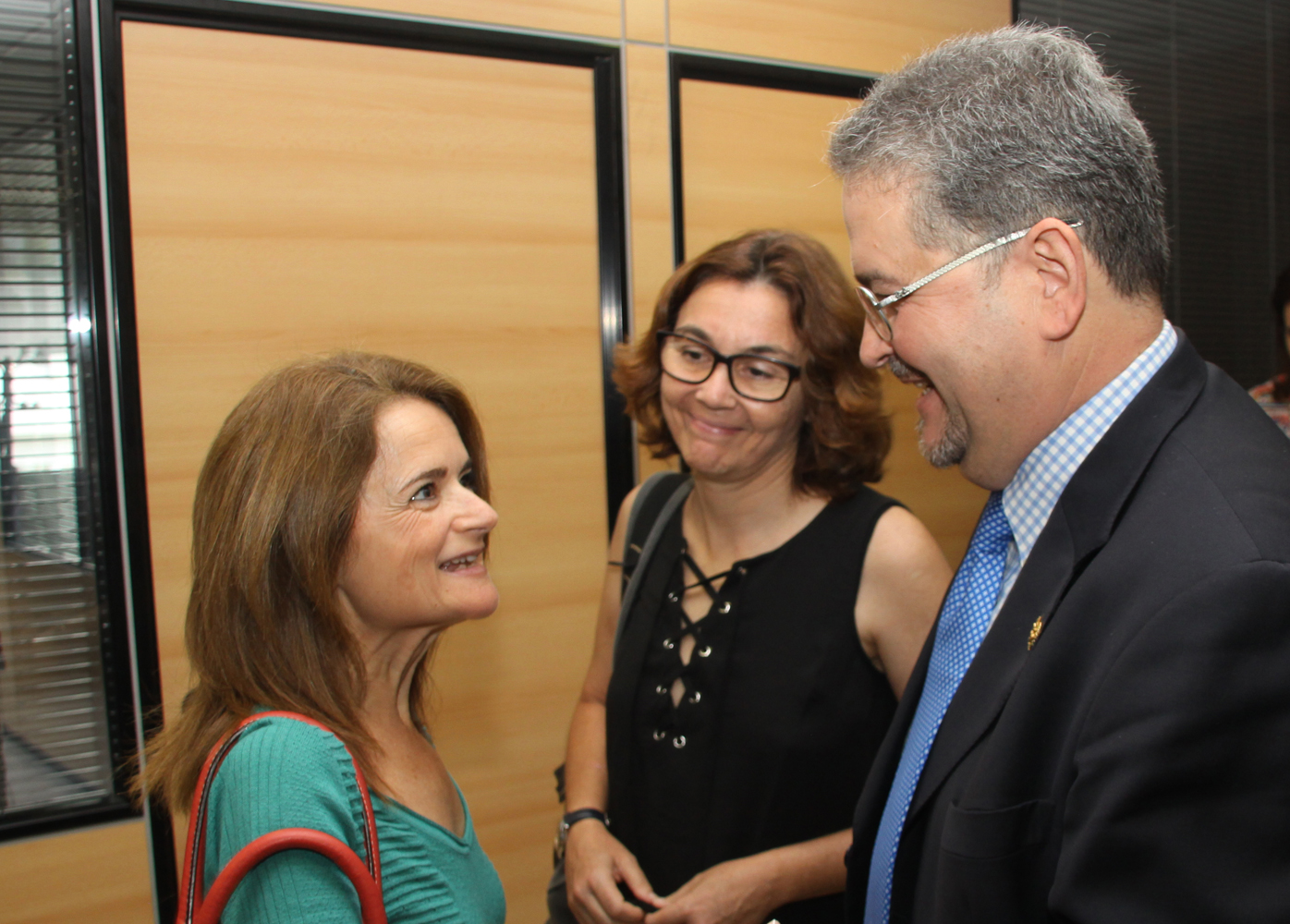 Inmaculada Ibor, María Luisa Fernández Miguel y Fernando Carrera.