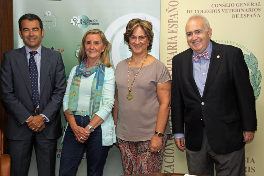 Juan José Jiménez, María Victoria Fernández, Carmen Recio y Fulgencio Fernández.