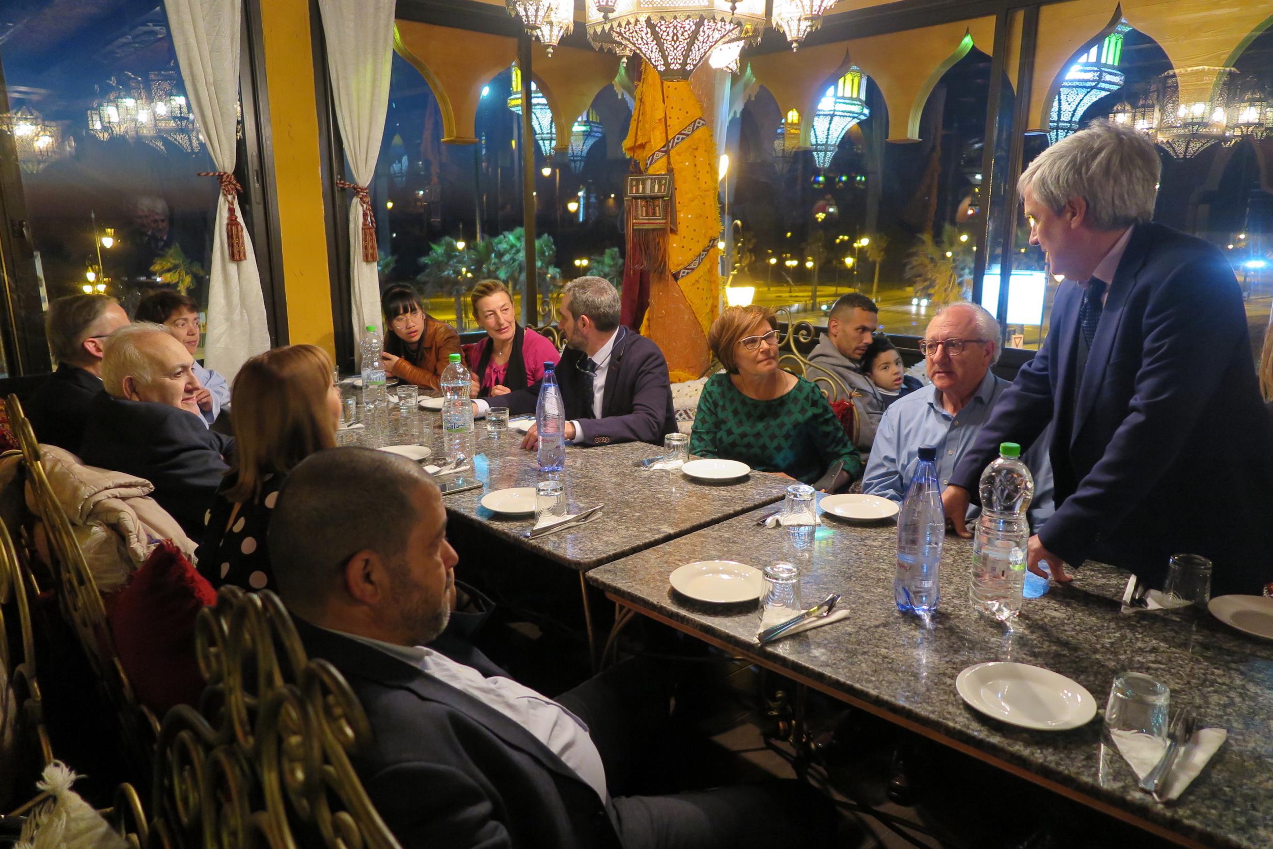 Encuentro veterinario hispano-marroquí. Cena ofrecida por la ONV.