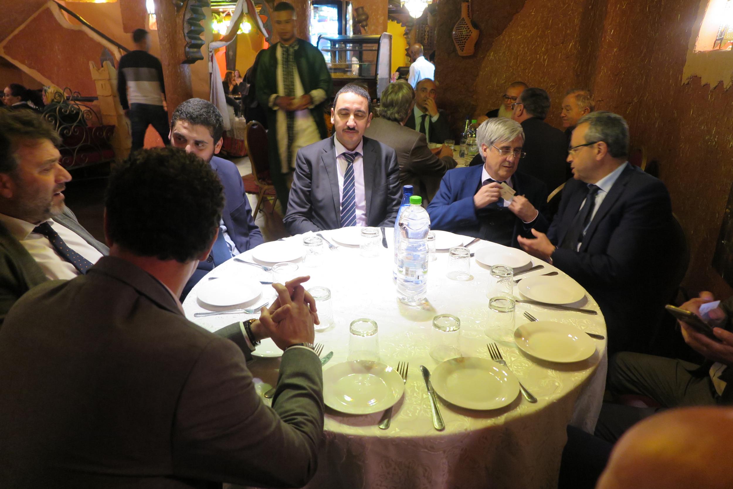 Encuentro veterinario hispano-marroquí. Cena ofrecida por la ONV.