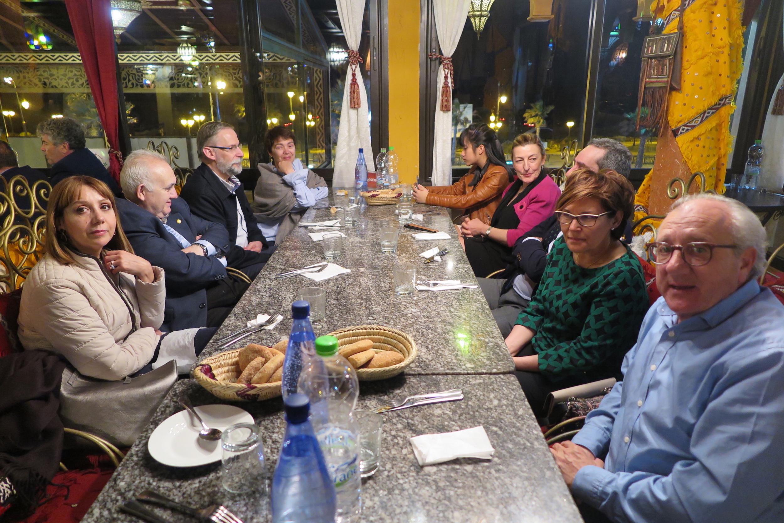 Encuentro veterinario hispano-marroquí. Cena ofrecida por la ONV.