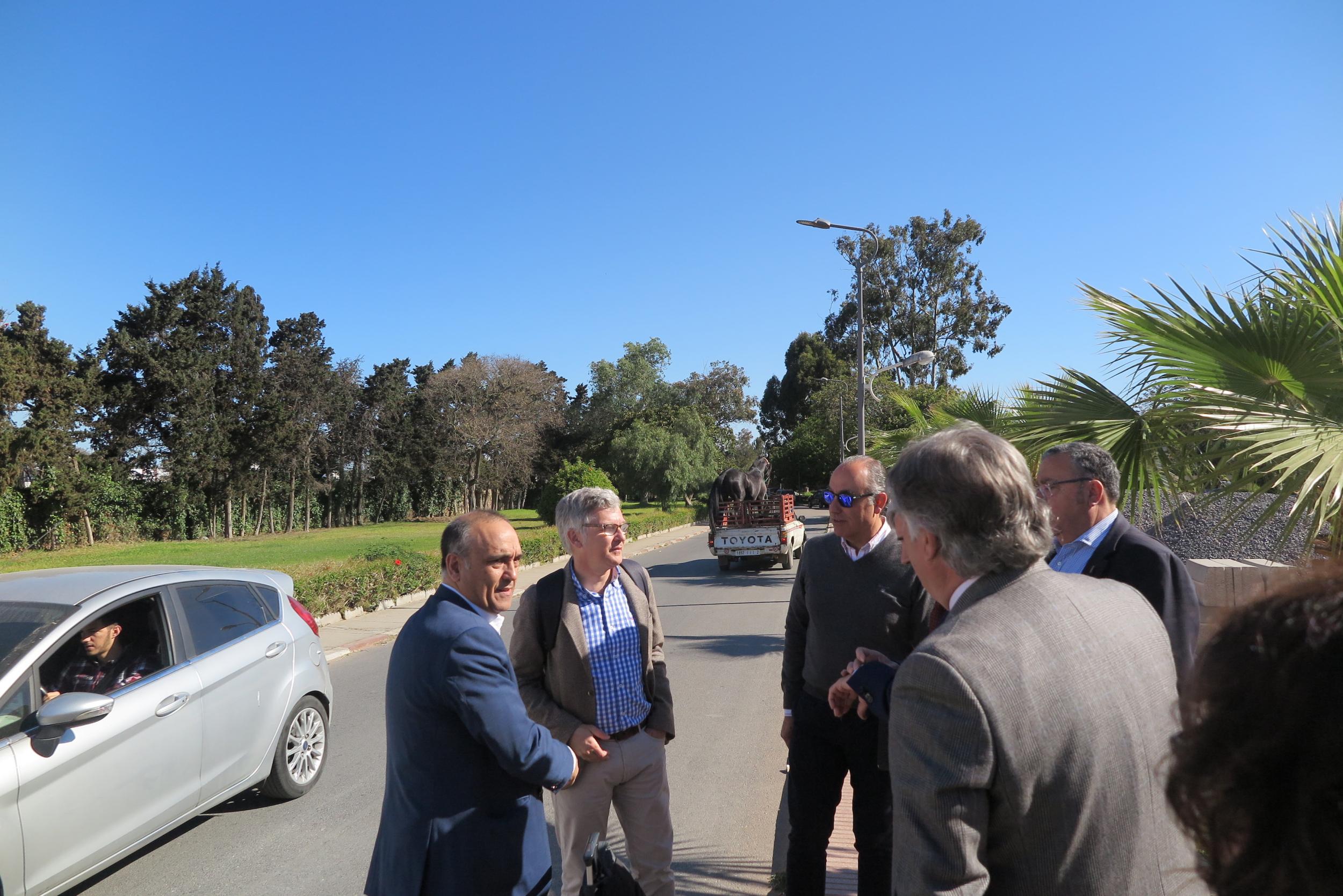 VISITA AL INSTITUTO AGRONÓMICO Y VETERINARIO HASSAN II EN RABAT