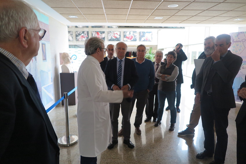 Visita a las instalaciones del centro de cirugía de mínima invasión Jesús Usón.