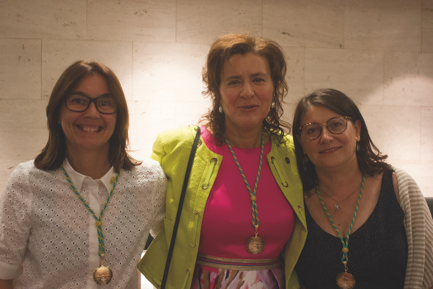 Presidentas de Tenerife, Lugo y Lleida, las tres mujeres consejeras de la nueva Junta Ejecutiva.