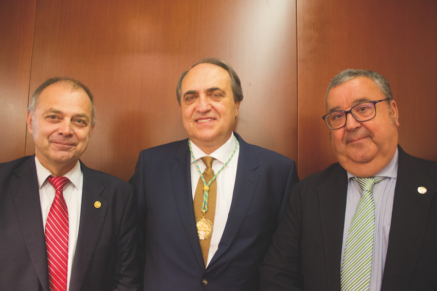 Pedro Lorenzo, Luis Alberto Calvo y Antonio Arenas.