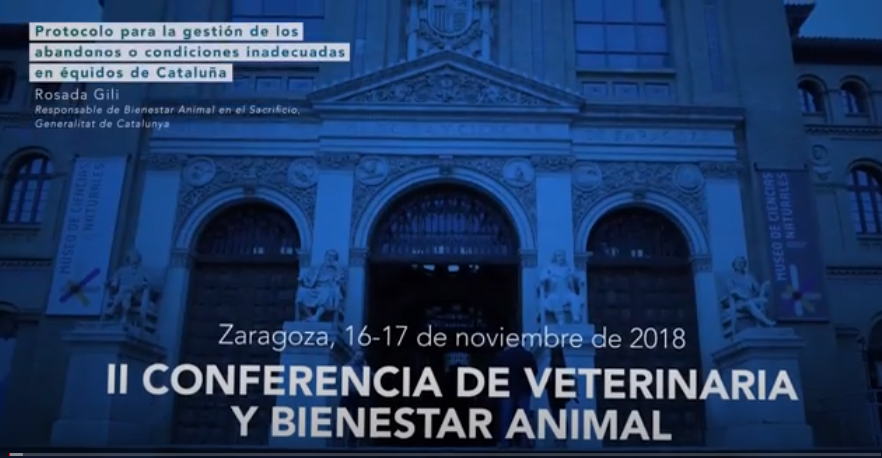 ROSADA GILI. Protocolo para la gestión de los abandonos o mantenimiento den condiciones inadecuadas de bienestar animal de équidos en Cataluña.