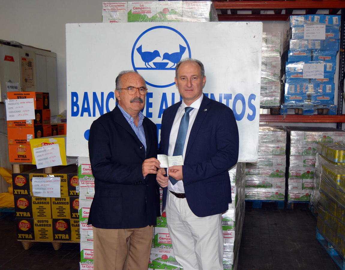 Colaboración económica con el Banco de Alimentos 