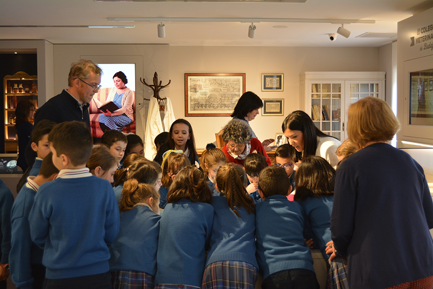 Los niños llenan el Museo Veterinario de Badajoz