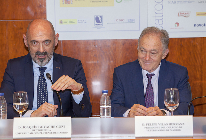 Joaquín Goyache, rector de la UCM: "Existe una gran demanda por parte del sector alimentario de profesionales bien formados, como los alumnos que cursan este máster"
