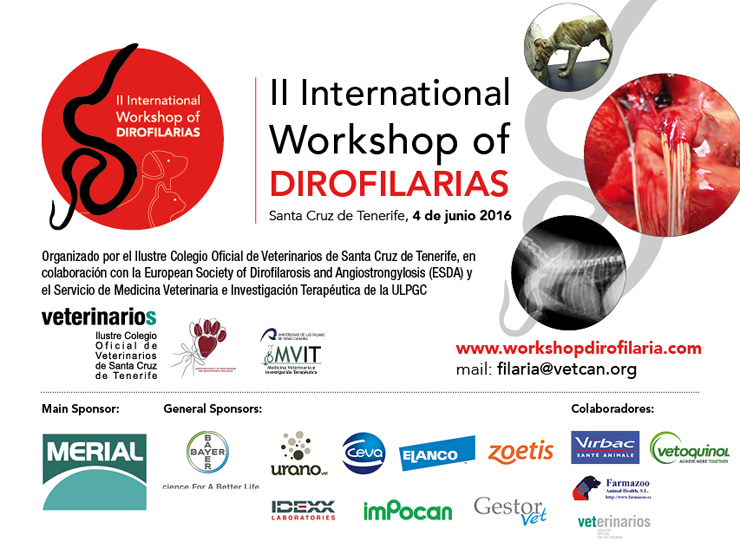 El Colegio de Tenerife organiza el II International Workshop of Dirofilaria