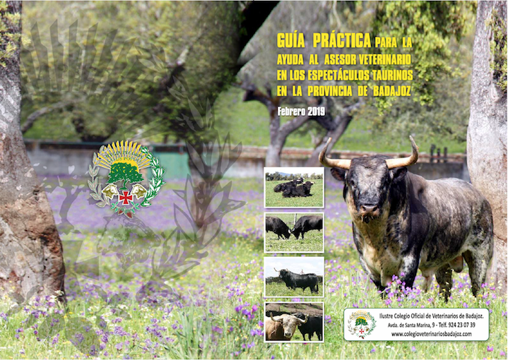 El Colegio de Badajoz elabora una 'Guía práctica de ayuda al asesor veterinario en espectáculos taurinos'