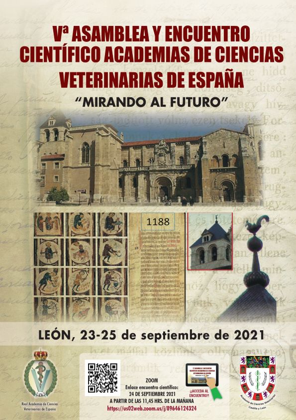 León acogerá del 23 al 25 de septiembre la V Asamblea General y el Encuentro Científico de las Academias de Ciencias Veterinarias de España