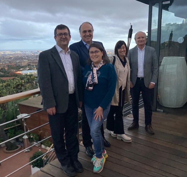 Ricard Parés, Carmen López, Luis Albeto Calvo, Verónica Araunabeña y Rufino Rivero