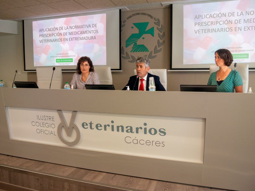 Las novedades normativas sobre el medicamento veterinario, contenido de una jornada de análisis programada por el Colegio de Cáceres