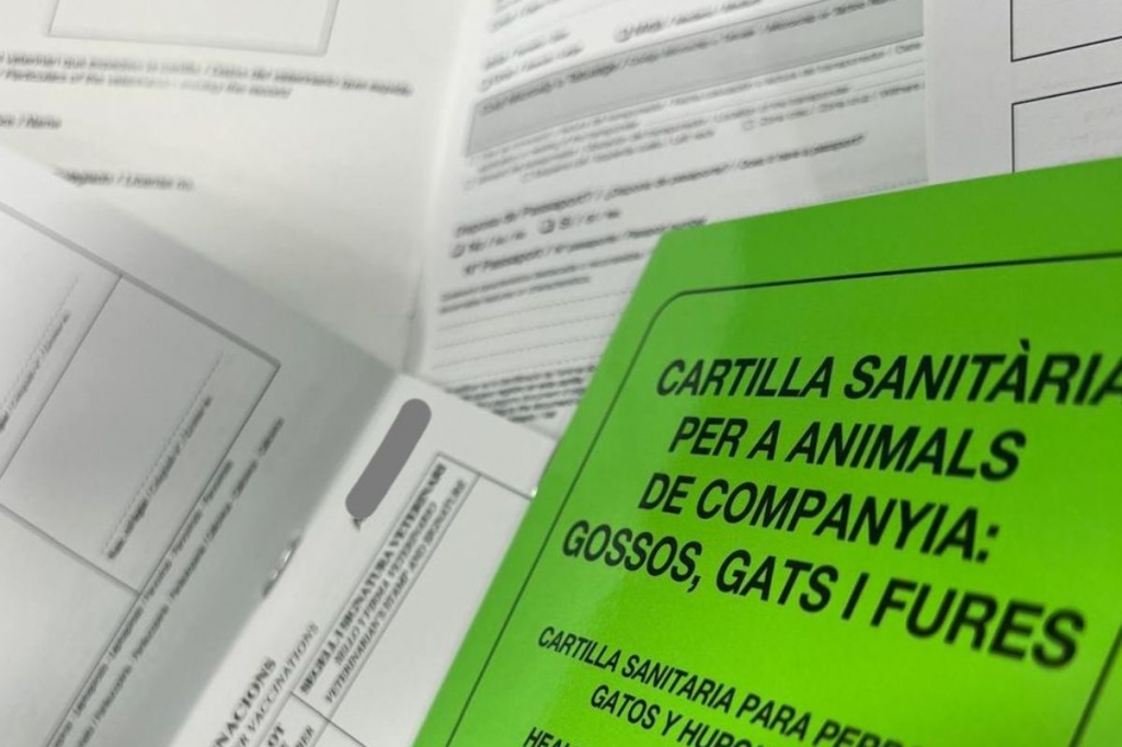 El Consejo de Cataluña actualiza la cartilla sanitaria para incorporar datos del pasaporte veterinario