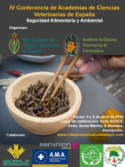 El Colegio de Badajoz acogerá la IV Conferencia de Academias de Ciencias Veterinarias de España