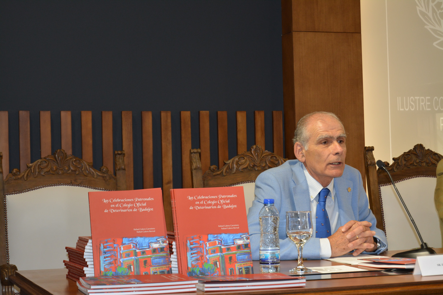 Presentación del libro "Las celebraciones patronales en el Colegio de Badajoz"