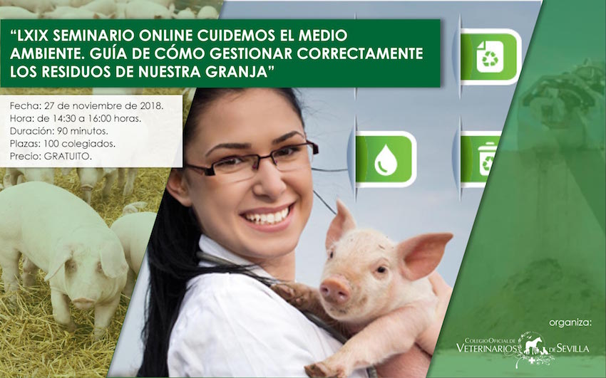 Seminario online “Cuidemos el medio ambiente; guía de cómo gestionar correctamente los residuos de nuestra granja”