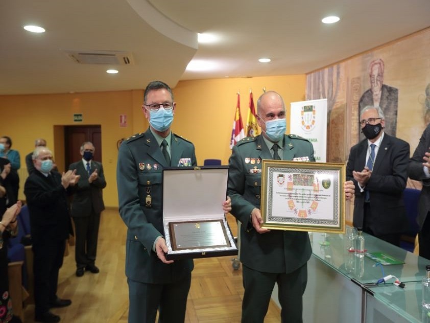 La labor de la Guardia Civil, reconocida por la Academia de Ciencias Veterinarias de Castilla y León