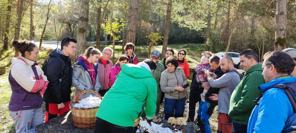  La Jornada Micológica del Colegio de Huesca tuvo lugar el domingo en el monte de la Guarguera, en Sabiñánigo