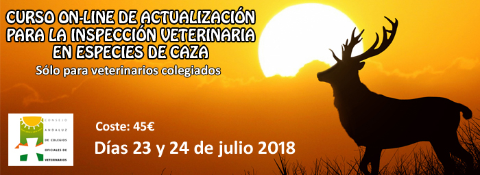 Curso on-line de actualización para la Inspección Veterinaria en especies de caza
