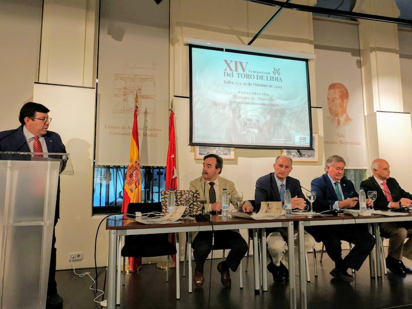 Presentación en Madrid del XIV Symposium del Toro de Lidia de Zafra 2019