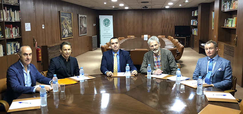 La sede del Consejo acogió la reunión ordinaria de la Junta Ejecutiva de la Unión Europea de Veterinarios Higienistas (UEVH)