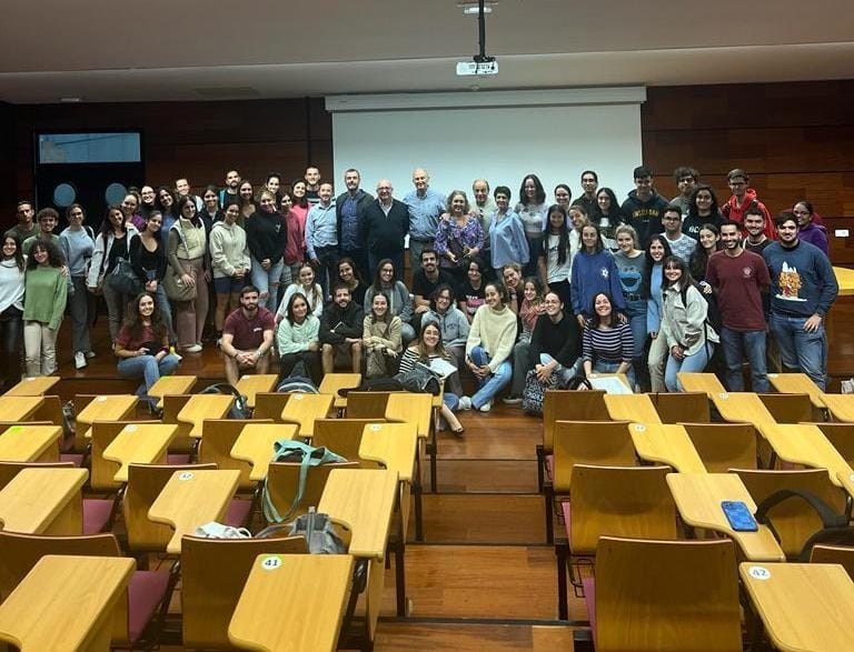 Conferencia de José Marín Sánchez Murillo sobre parasitología en la Facultad de Veterinaria de Las Palmas