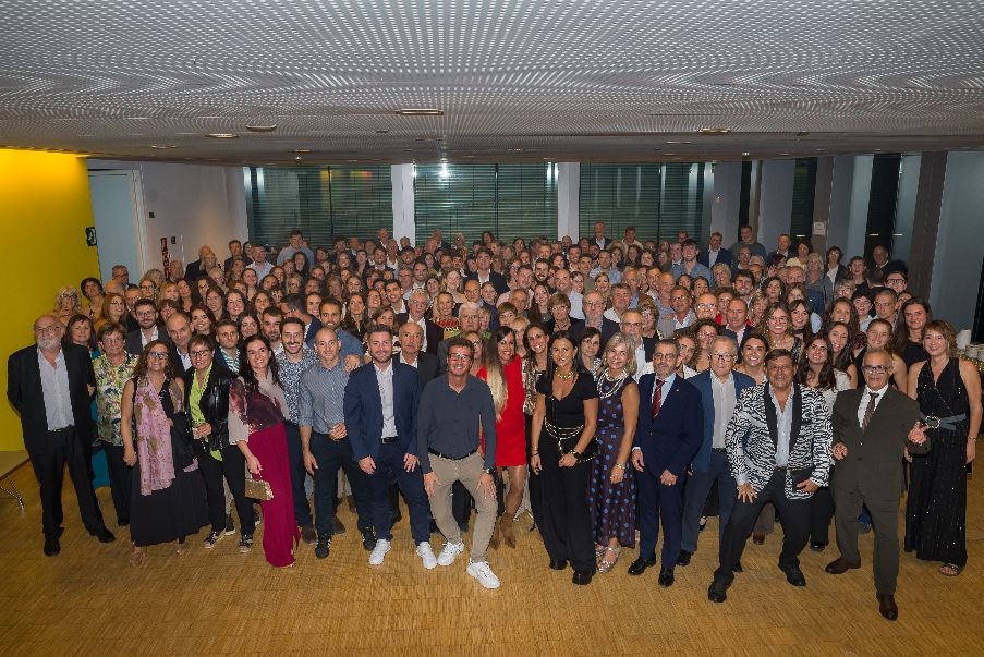 Masiva participaci&oacute;n en la velada del Colegio de Lleida con 250 asistentes como gran punto de encuentro