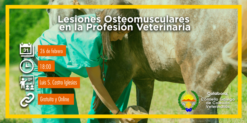 El Colegio de Veterinarios de Lugo programa una conferencia sobre lesiones osteomusculares