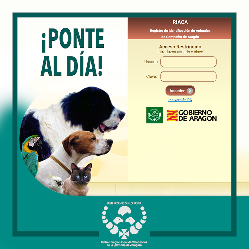El RIACA lanza una campaña por SMS sobre la vacunación antirrábica