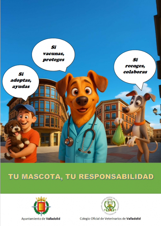 &ldquo;Tu mascota, tu responsabilidad&rdquo;, lema de la campa&ntilde;a de sensibilizaci&oacute;n que emprenden el Ayuntamiento de Valladolid y el Colegio de Veterinarios
